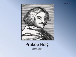 9 1 2011 Prokop Hol 1380 1434 Prokop