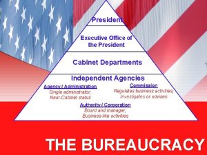 President Executive Office of the President Cabinet Departments
