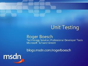 Roger boesch