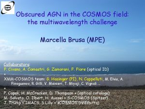 Obscured AGN in the COSMOS field the multiwavelength