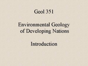 Geol 351
