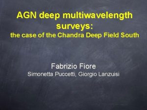 AGN deep multiwavelength surveys the case of the