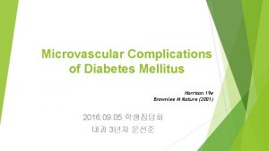 Harrison diabetes mellitus