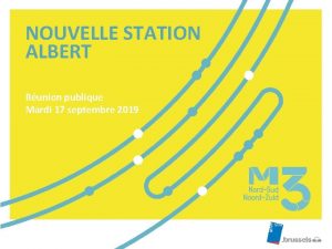 NOUVELLE STATION ALBERT Runion publique Mardi 17 septembre