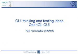 GUI thinking and testing ideas Open GL GUI