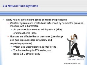 Natural fluid systems