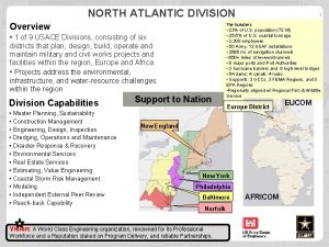 Usace north atlantic division