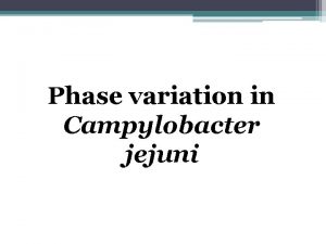 Phase variation in Campylobacter jejuni Recap genes and
