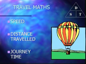 Travel maths