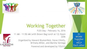 Working Together FLEX Day February 16 2016 11