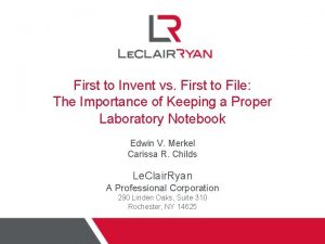 First to file vs first to invent