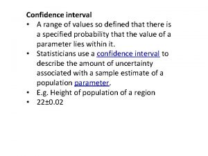 Confidence interval with margin of error
