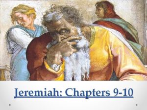 Jeremiah Chapters 9 10 John Humphries The Books