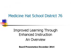 Medicine hat school district 76