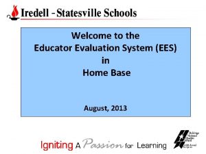 Ees evaluation system