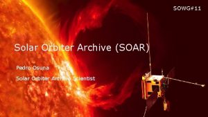 Solar orbiter archive