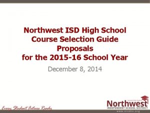 Nisd course selection guide