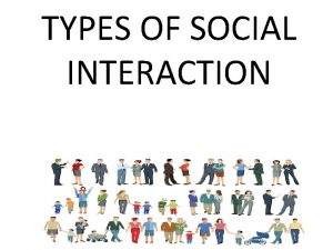 Social interaction cooperation
