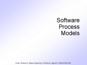 Process models in software engineering