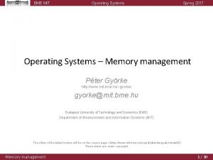 Mit operating systems