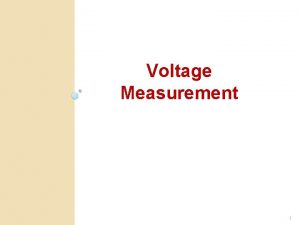 Voltmeter sensitivity formula