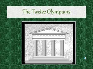 Twelve olympians symbols Twelve olympians symbols