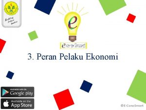 3 Peran Pelaku Ekonomi ECono Smart Pembahasan Kegiatan