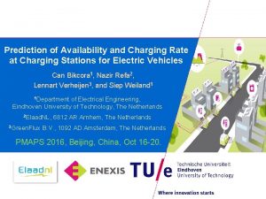 Prediction of Availability and Charging Rate at Charging