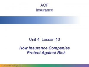 Unit 2 lesson 3 health insurance and financial planning