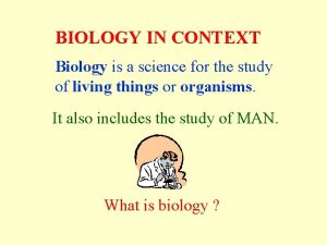 Biochemistry branches