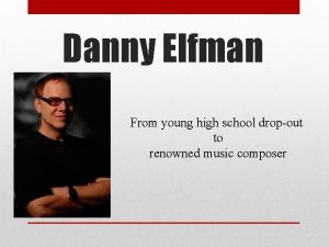 Danny elfman young