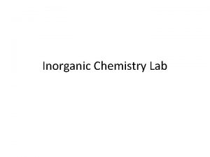 Ignorganic chemical equipment