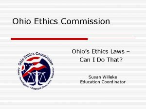 Ohio ethics commission