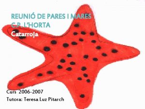 REUNI DE PARES I MARES C P LHORTA