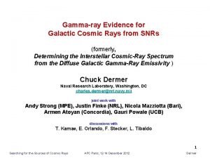 Gammaray Evidence for Galactic Cosmic Rays from SNRs