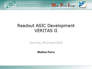 Wide Field Imager Readout ASIC Development VERITAS II