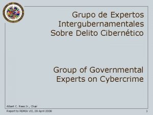 Grupo de Expertos Intergubernamentales Sobre Delito Ciberntico Group