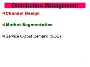 Service output demand