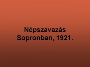 Npszavazs Sopronban 1921 A szavazk egy csoportja az