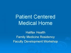 Halifax family medicine residency