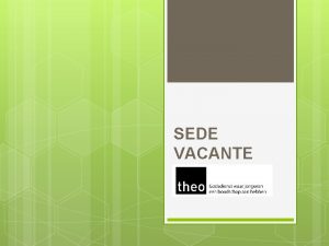 SEDE VACANTE SEDE VACANTE Perugino Christus geeft de