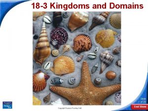 Section 18-3 kingdoms and domains