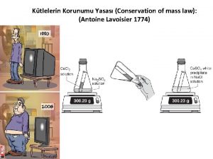 Ktlelerin Korunumu Yasas Conservation of mass law Antoine