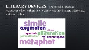 Language techniques examples
