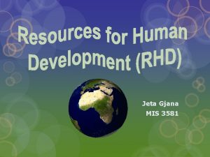 Jeta Gjana MIS 3581 v Diversified human services