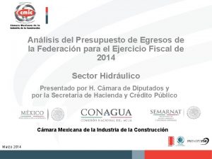 Anlisis del Presupuesto de Egresos de la Federacin