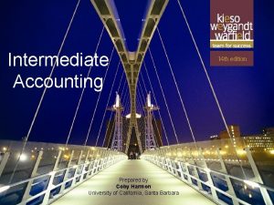 Intermediate Accounting 19 1 Prepared by Coby Harmon