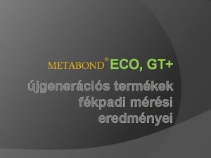 Metabond eco