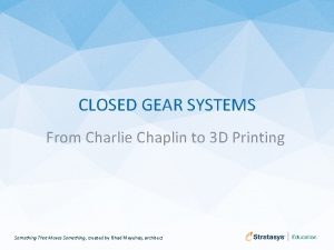 Charlie chaplin gears
