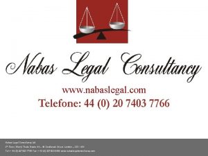 Buenas Tardes www nabaslegal com Nabas Legal Consultancy